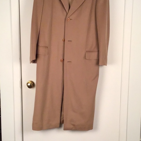 Rare Canali 90% wool 10% cashmere overcoat made in Italy. Camel color. Size 50R - Picture 5 of 12